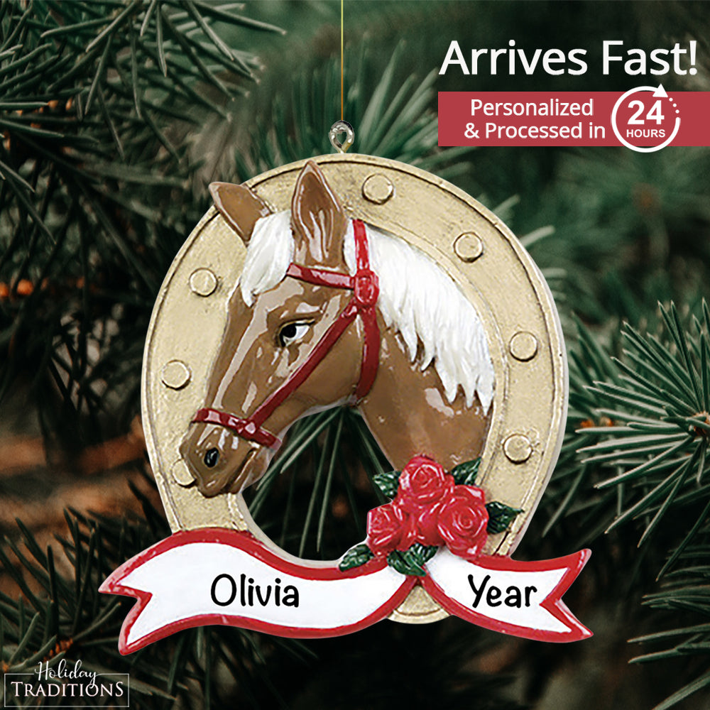 Horse Christmas Ornament