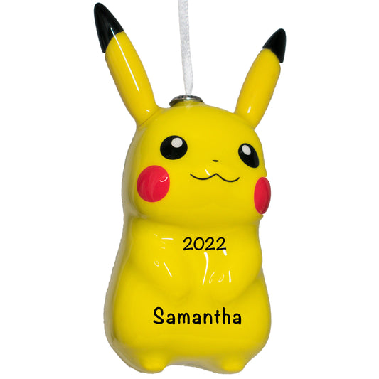 3HCM0993 Pokemon Pikachu Ornament - Personalized Pikachu Christmas Ornament for Tree - Holiday Traditions Gift