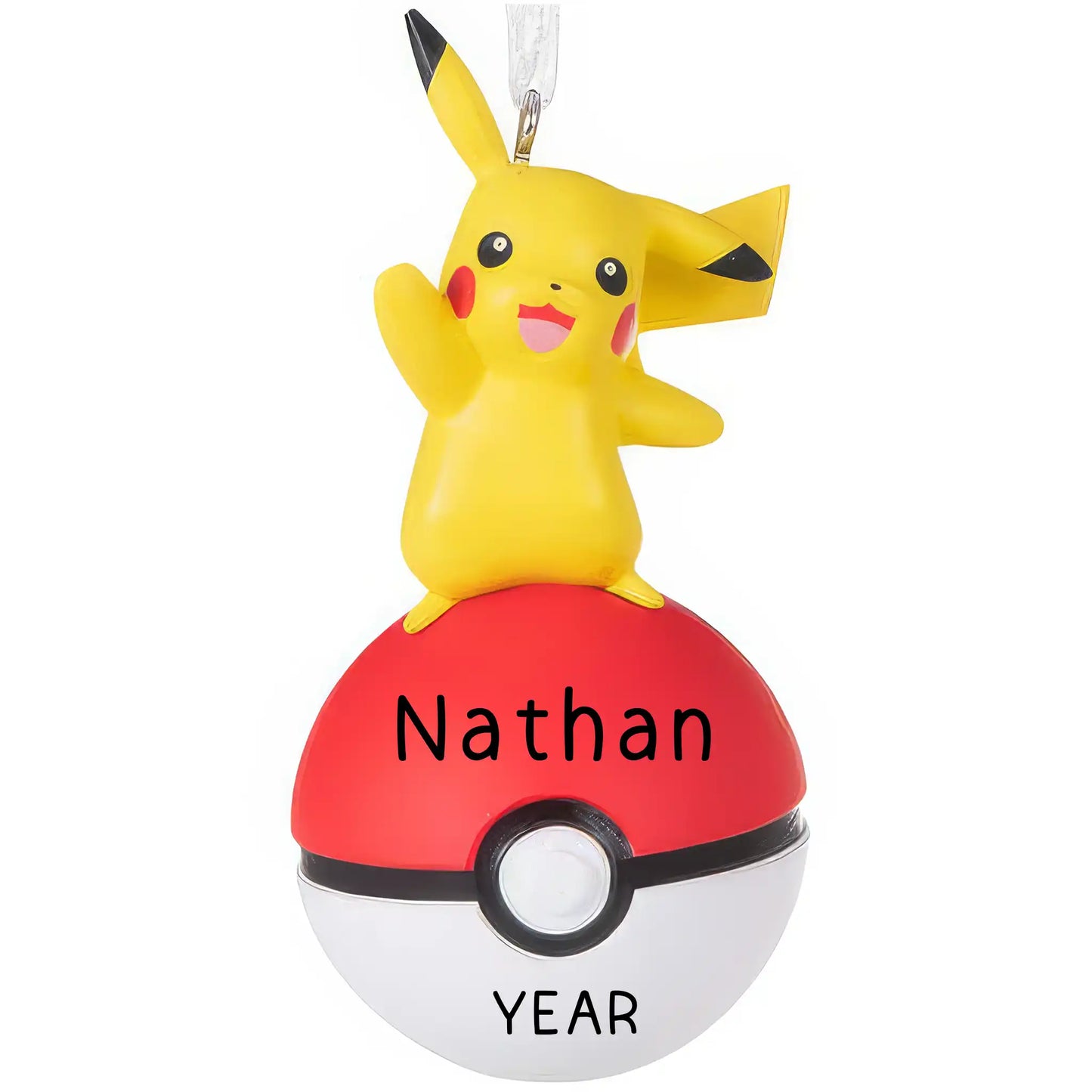 Pokemon Pikachu Ball Christmas Ornament