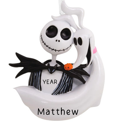 Jack Skellington and Zero Christmas Ornament