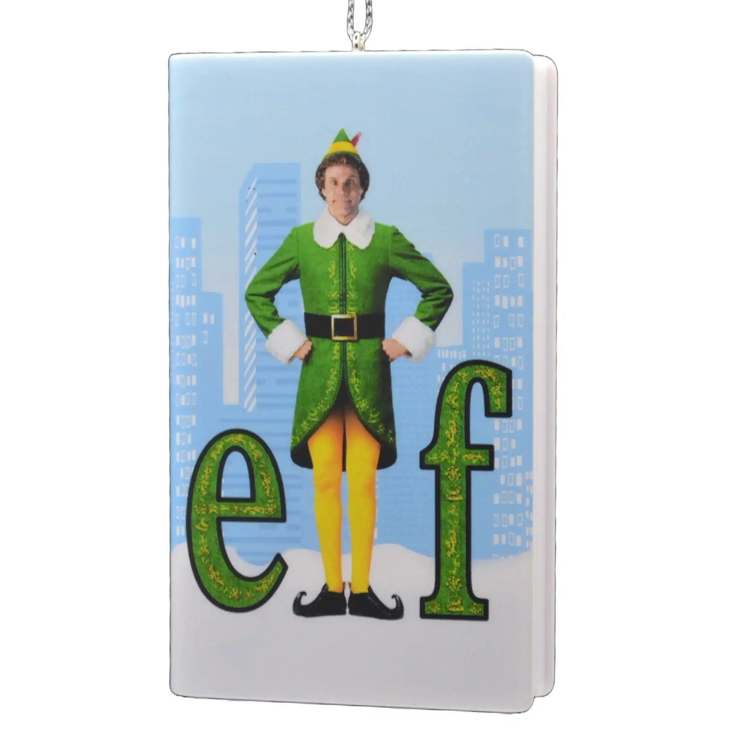 Buddy The Elf Disney Christmas Ornament - VHS Tape