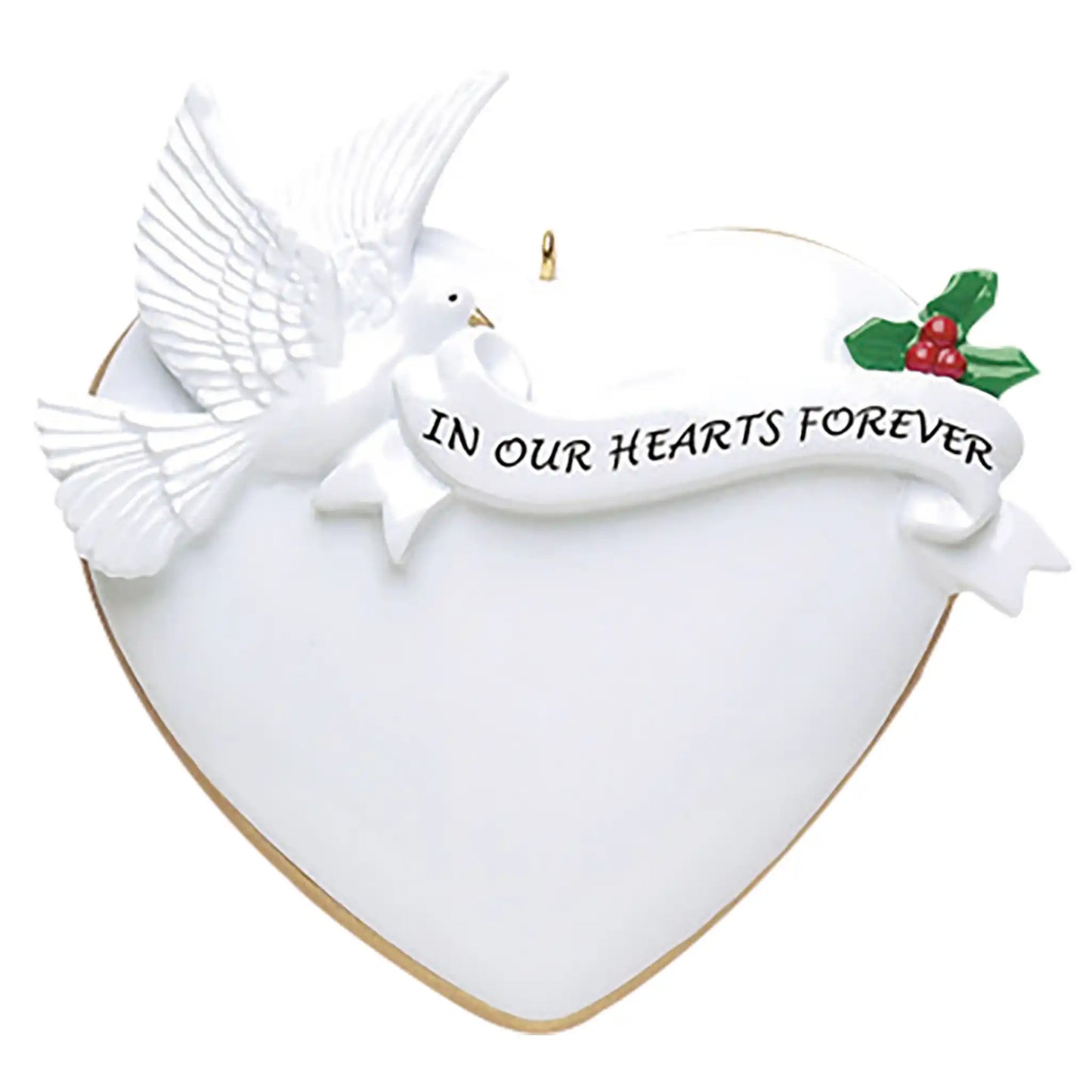 In Our Hearts Forever Memorial Christmas Ornament