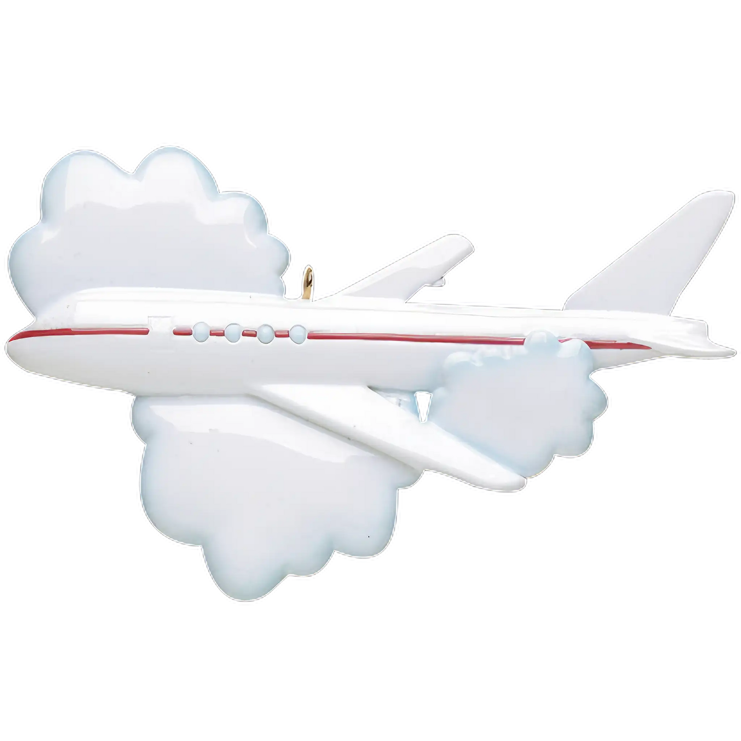 Flying Airplane Travel Christmas Ornament