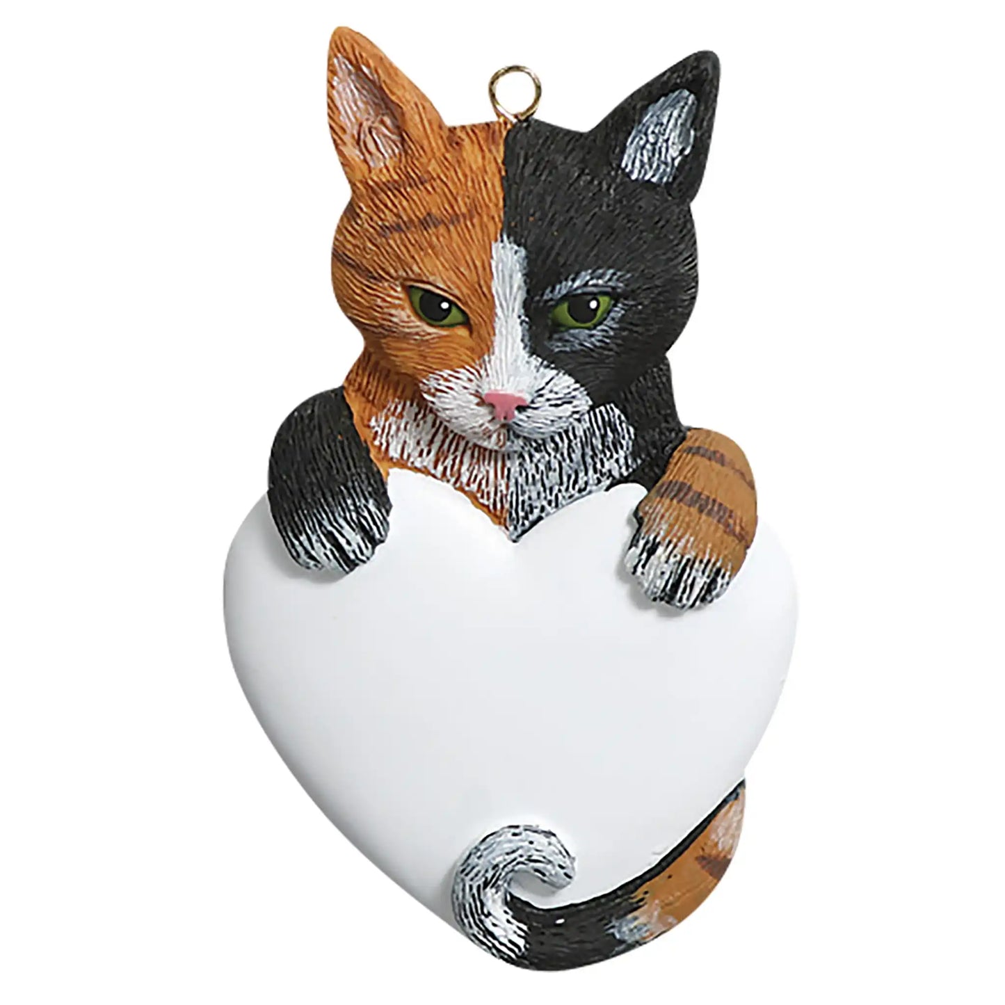 Calico Cat Christmas Ornament