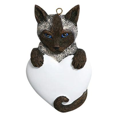 Siamese Cat Christmas Ornament