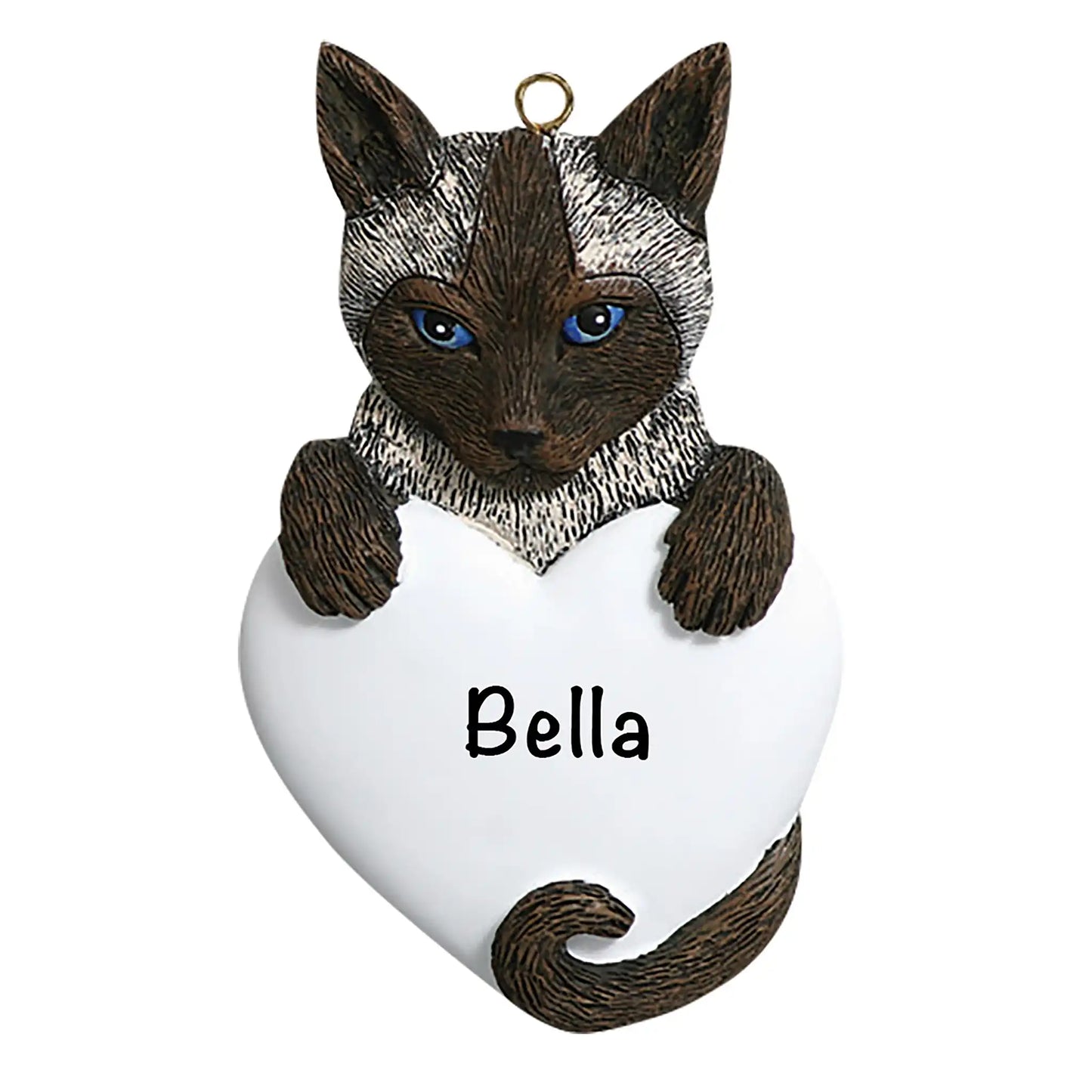 Siamese Cat Christmas Ornament