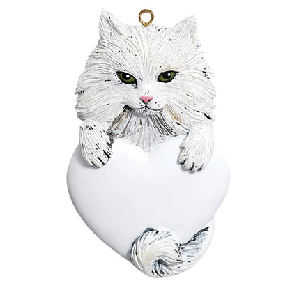 Persian Cat Christmas Ornament