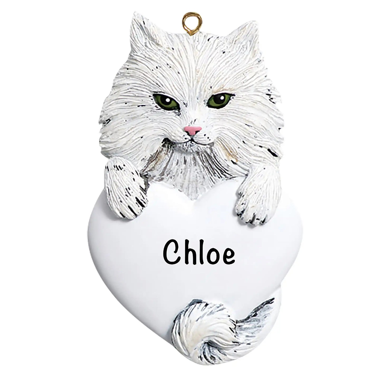 Persian Cat Christmas Ornament