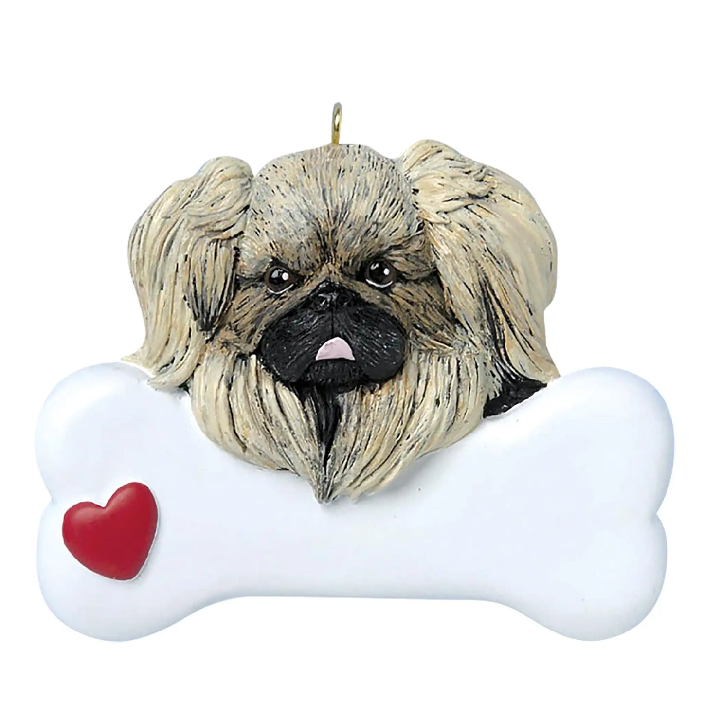 Pekingese Dog Bone Christmas Ornament