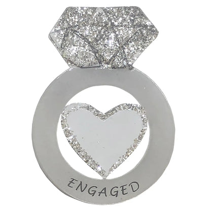 Engagement Ring Christmas Ornament