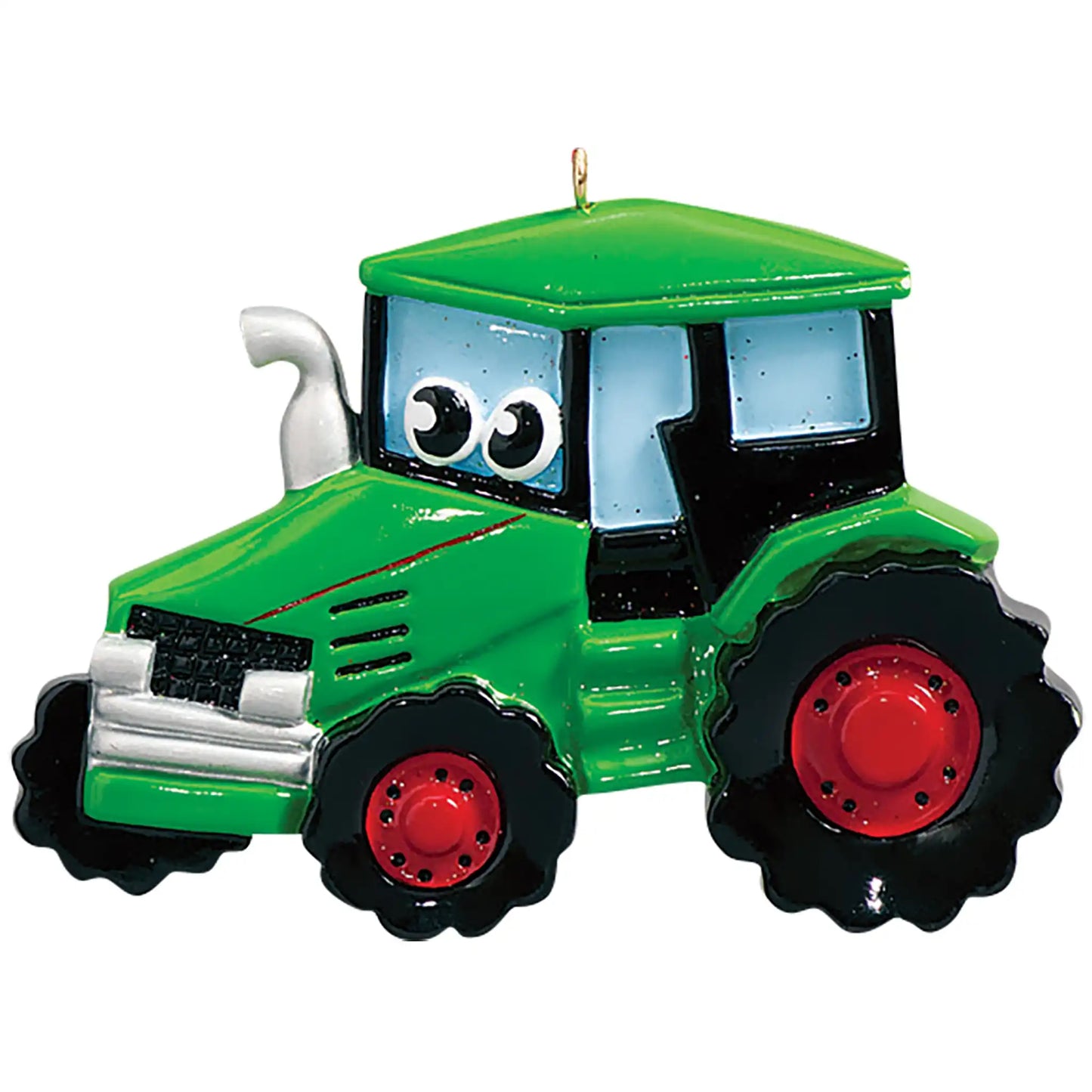 Green Tractor Toy Christmas Ornament