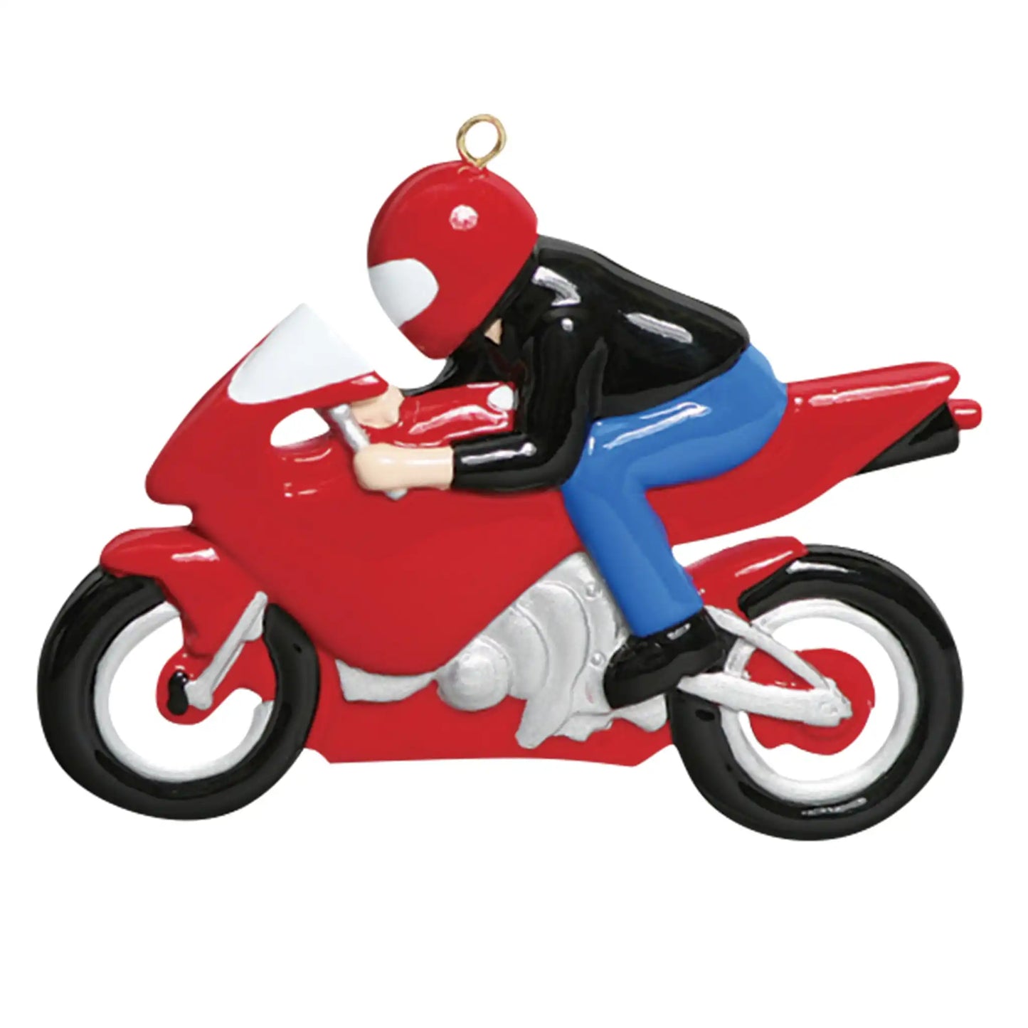 Sport Bike Motorcycle Christmas Ornament