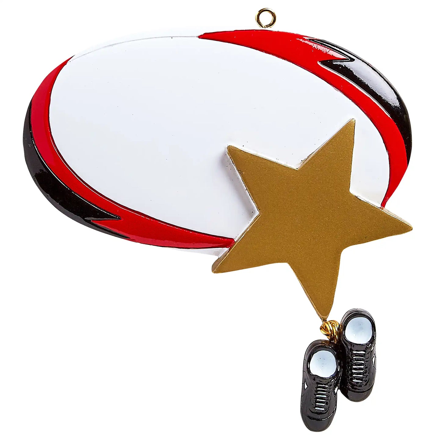 Rugby Christmas Ornament