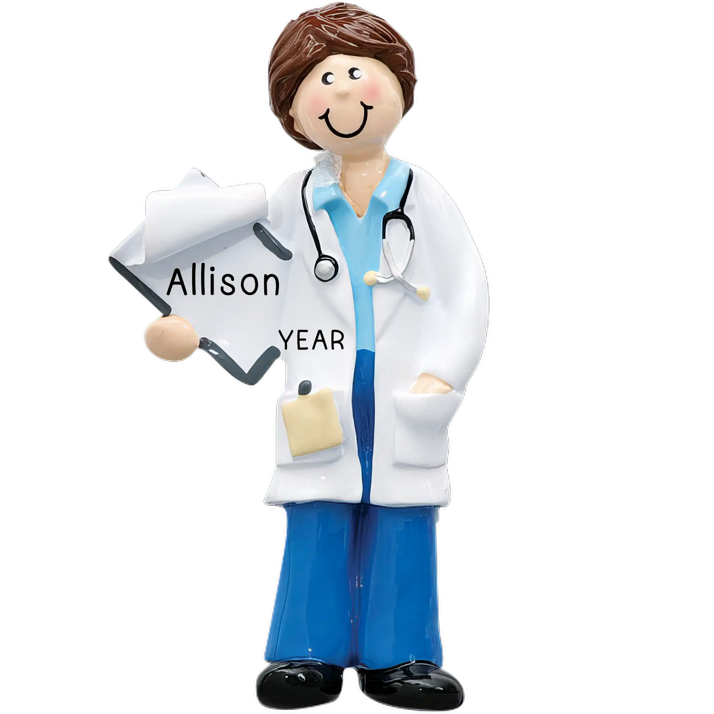 Doctor Girl Christmas Ornament