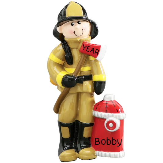 Fireman Christmas Ornament