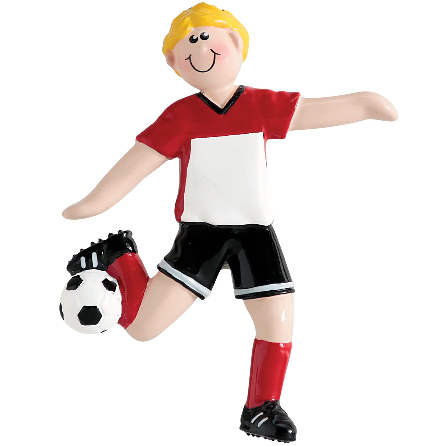 Soccer Guy Christmas Ornament - Blonde