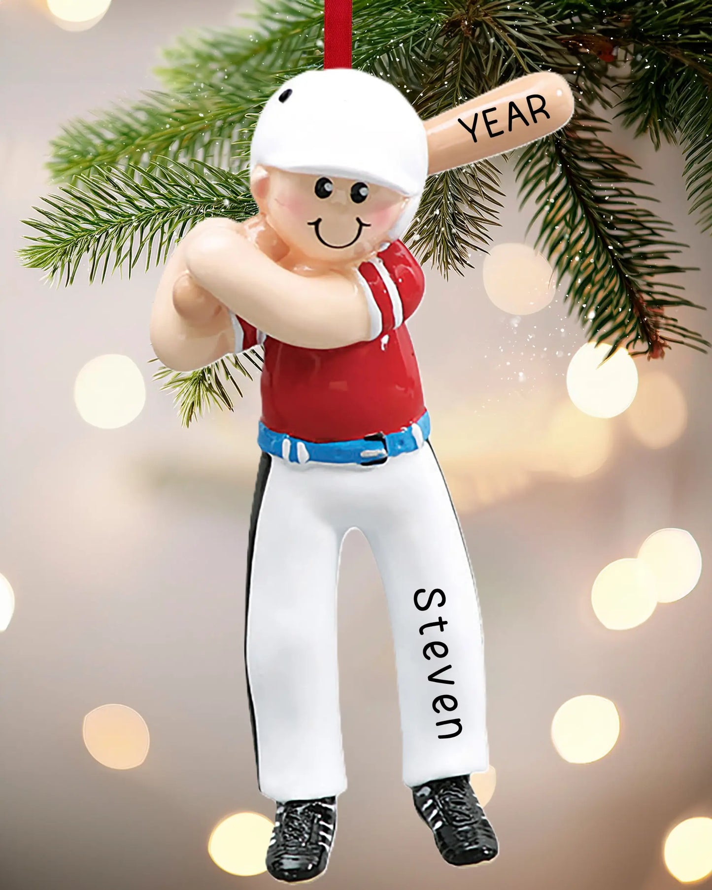 Baseball Boy Christmas Ornament