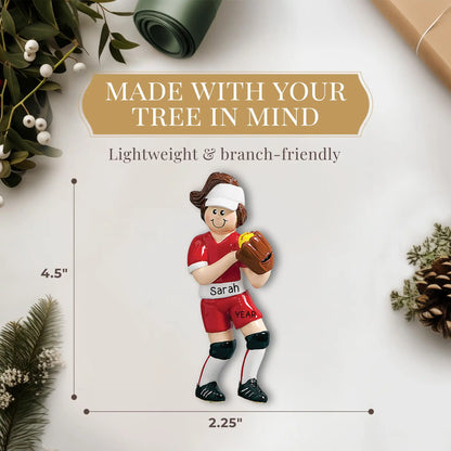 Adorno personalizado de chica de softbol 