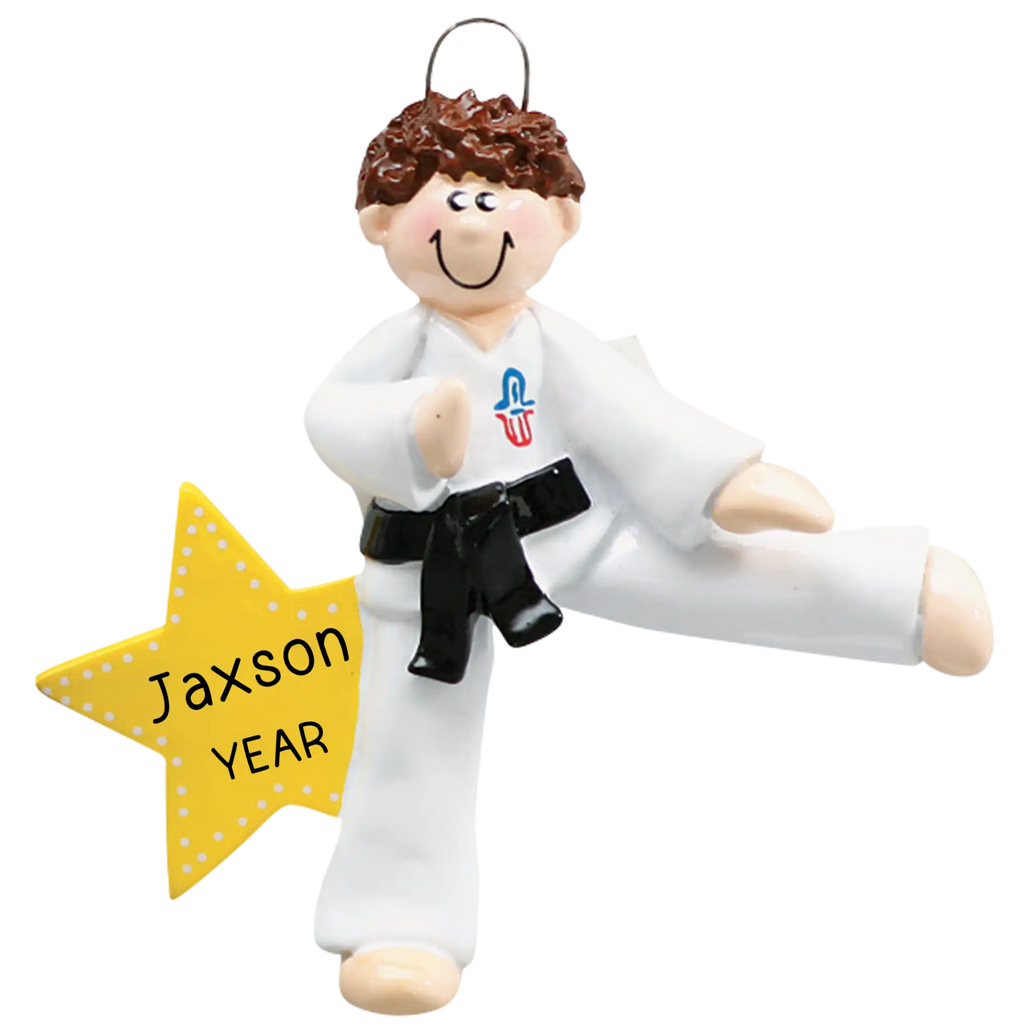 Karate Guy Christmas Ornament