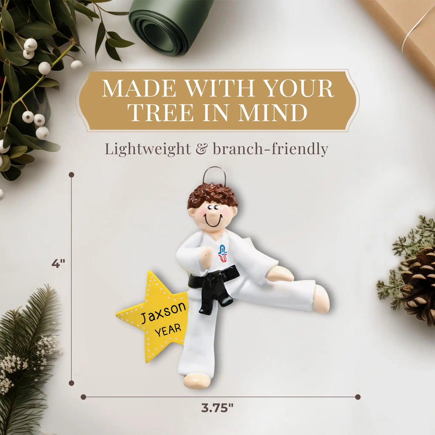 Adorno personalizado de karateca MMA Guy