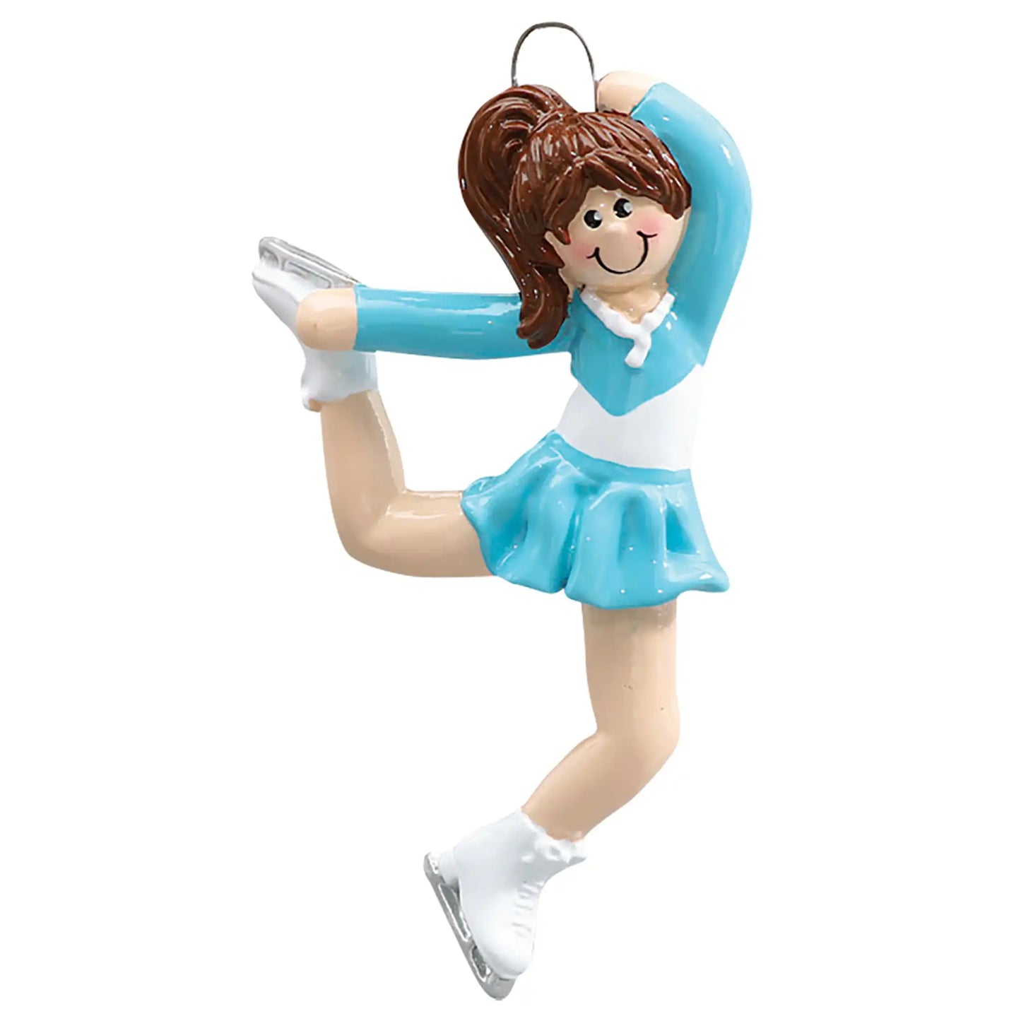 Girl Ice Skater Christmas Ornament