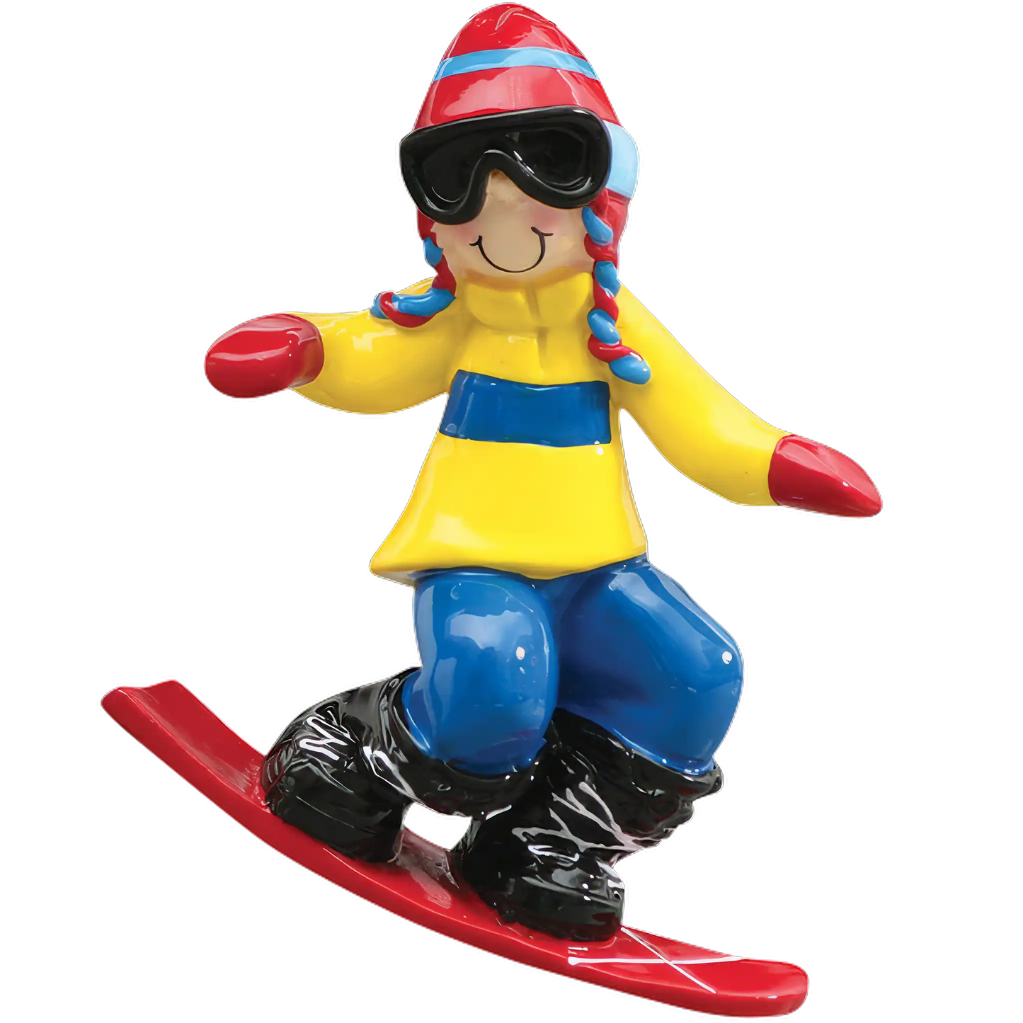 Snowboard Guy Personalized Ornament