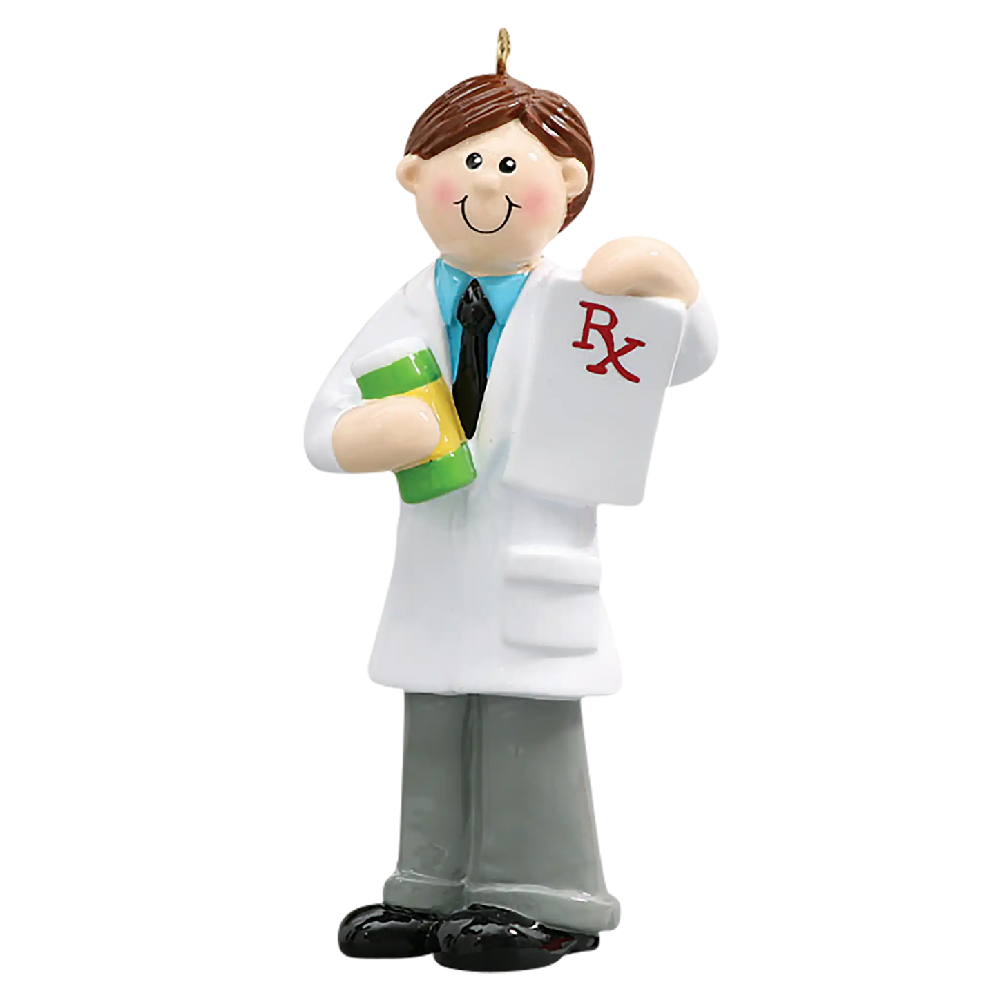 Pharmacist Guy Christmas Ornament