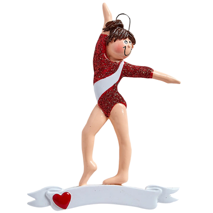 Gymnastics Girl Christmas Ornament