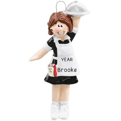 Waitress / Server Personalized Ornament