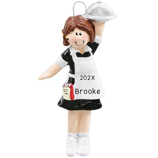 Waitress / Server Personalized Ornament