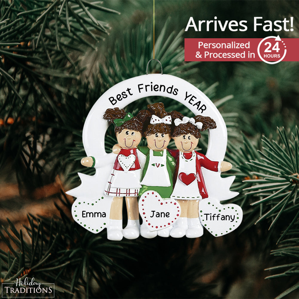 Friends / Sisters 3 Christmas Ornament