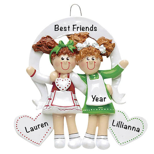 Friends / Sisters Christmas Ornament