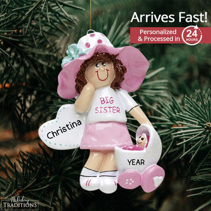 Big Sister Christmas Ornament