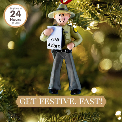 Adorno personalizado de policía estatal