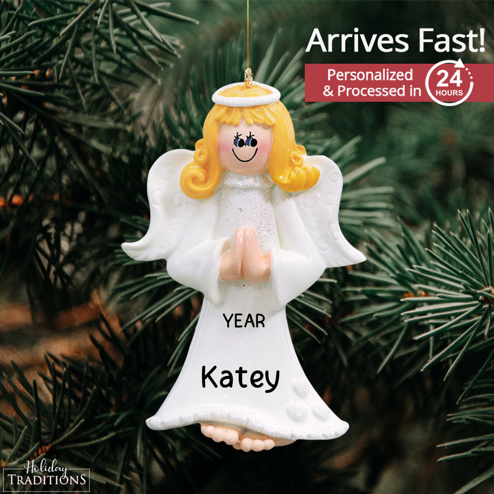 Angel Christmas Ornament -Blonde