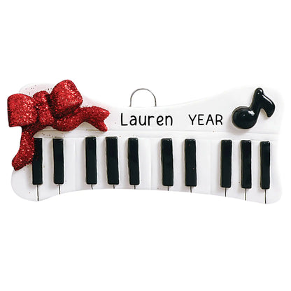 Keyboard Christmas Ornament