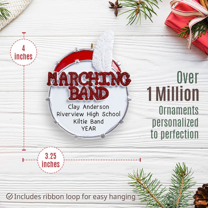 Marching Band Christmas Ornament