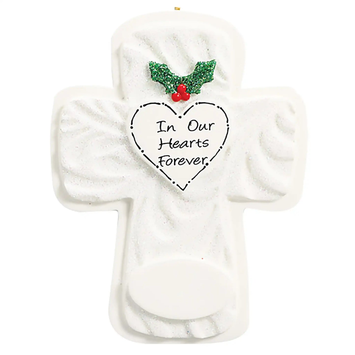 Forever Memorial Cross Christmas Ornament