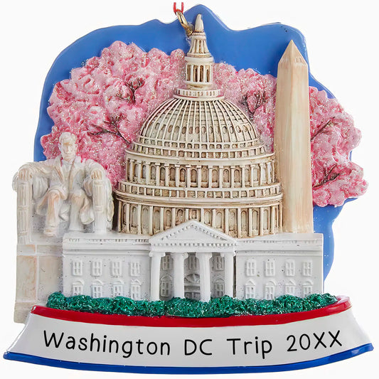 Washington DC Christmas Ornament