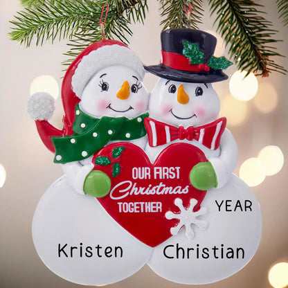 Our 1st Christmas Together Christmas Ornament