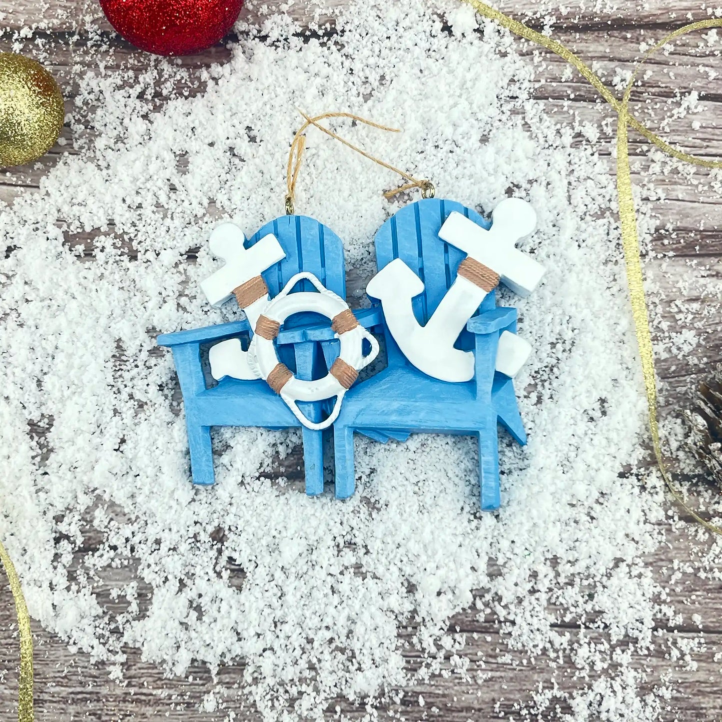 Adorno personalizado de sillas náuticas Adirondack