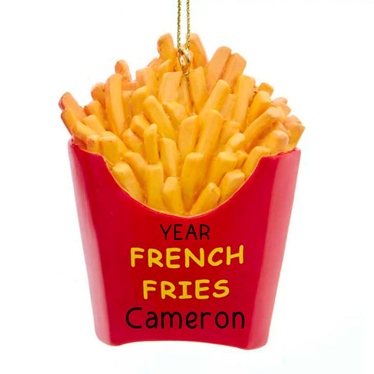 French Fries Christmas Ornament