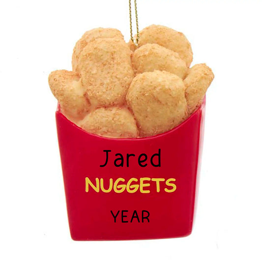 Chicken Nuggets Christmas Ornament - 3D