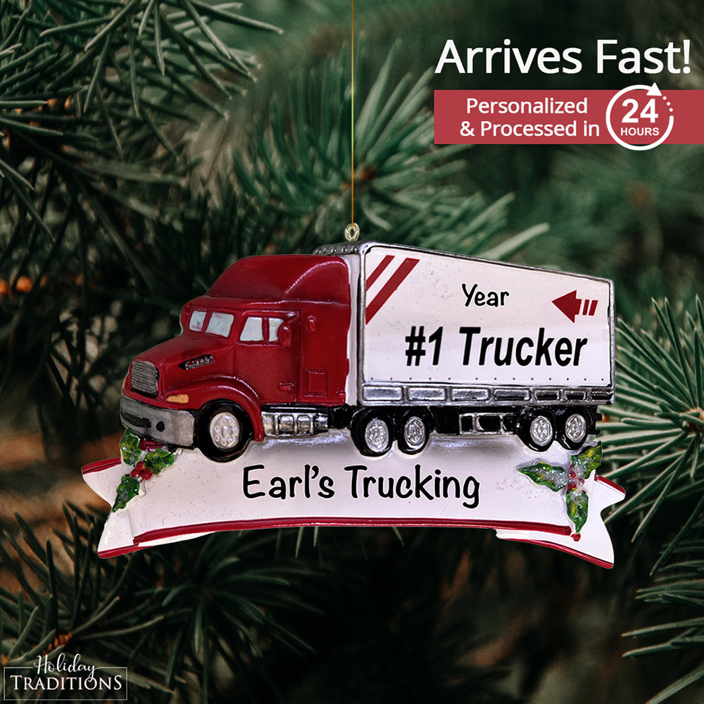 Truck Christmas Ornament