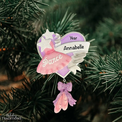 Adorno navideño de danza - Bailarina 