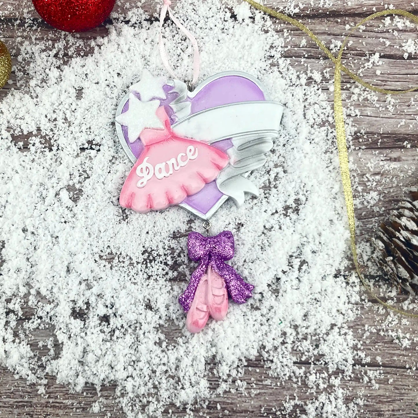 Adorno navideño de danza - Bailarina 