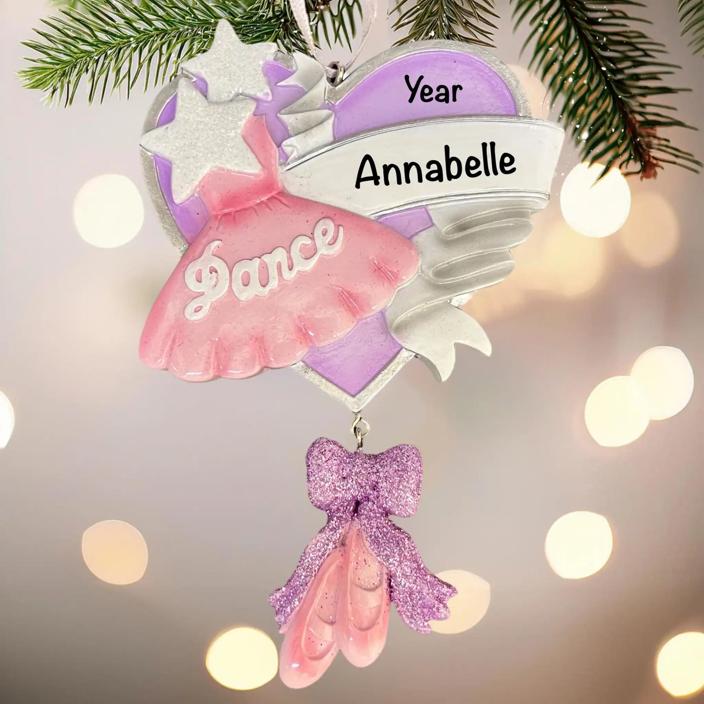 Adorno navideño de danza - Bailarina 