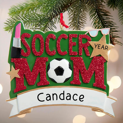 Soccer Mom Christmas Ornament