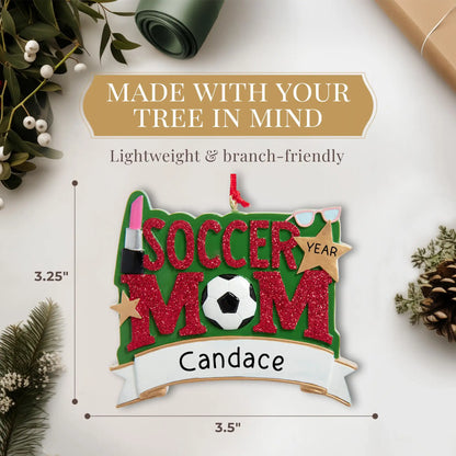 Soccer Mom Christmas Ornament