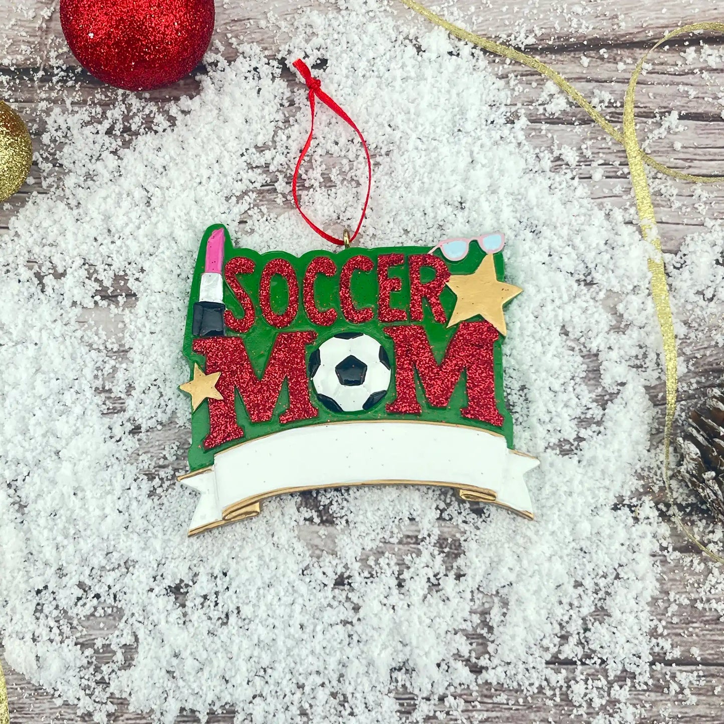 Soccer Mom Christmas Ornament